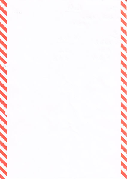 Formular mit rot schraffiertem Rand DIN A4